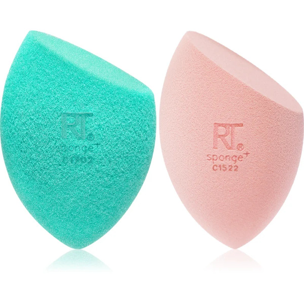  Real Techniques Miracle Mattifying Sponge Duo Makeup Sponge Applicator 2 Pc 