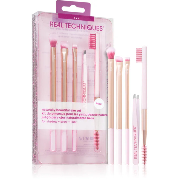  Real Techniques Naturally Beautiful Set For Eyes And Eyebrows 5 Pc 