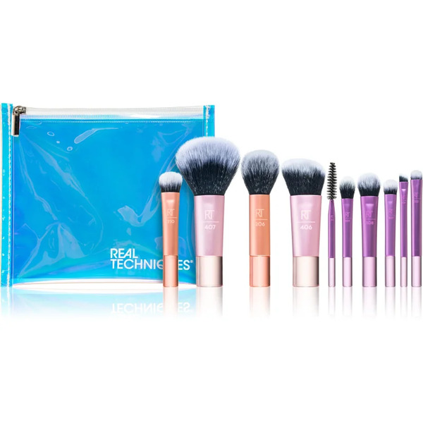  Real Techniques Travel Fantasy Mini Brush Set With Bag 