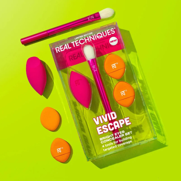  Real Techniques Vivid Escape Bright Eyes Concealer Set Makeup Set 