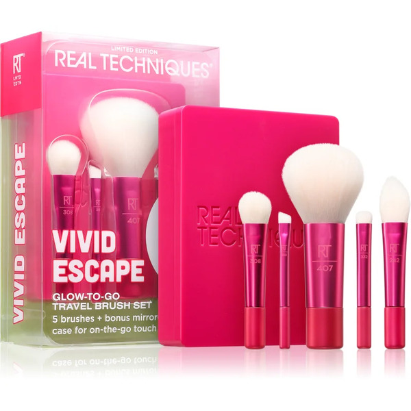  Real Techniques Vivid Escape Travel Brush Set Brush Set 
