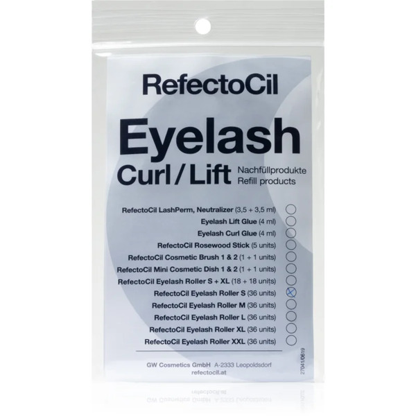  Refectocil Eyelash Curl Perm Rollers For Lashes Size S 36 Pc 