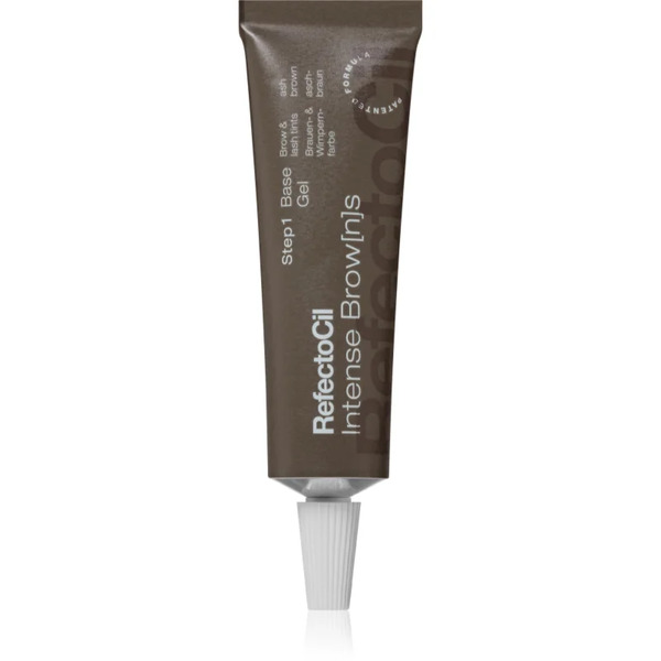  Refectocil Intense Brow[n]s Base Gel Eyebrow And Eyelash Tint With Gel Consistency Shade Ash Brown 15 Ml 