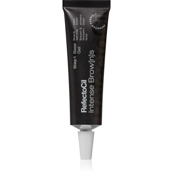  Refectocil Intense Brow[n]s Base Gel Eyebrow And Eyelash Tint With Gel Consistency Shade Black Brown 15 Ml 