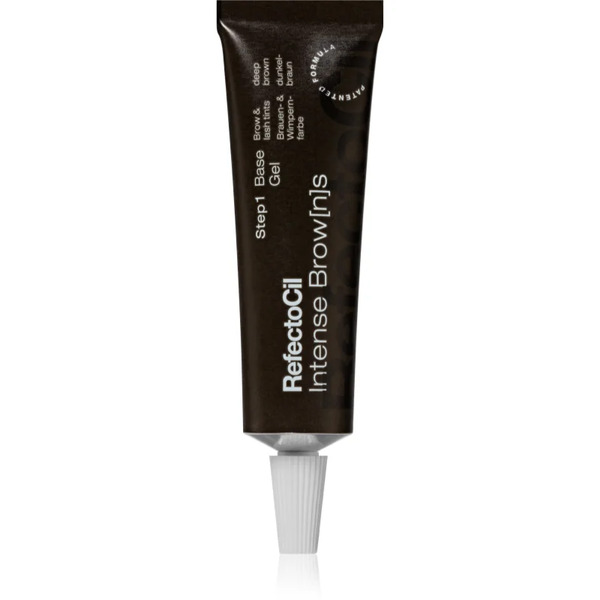  Refectocil Intense Brow[n]s Base Gel Eyebrow And Eyelash Tint With Gel Consistency Shade Deep Brown 15 Ml 