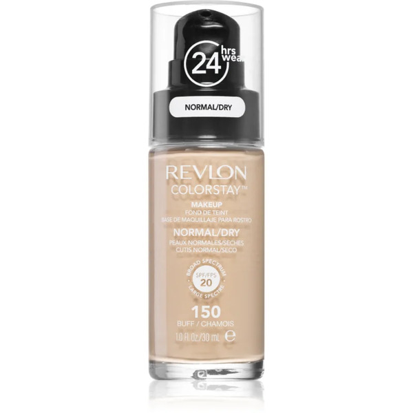  Revlon Cosmetics Colorstay™ Spf 20 Long-lasting Foundation For Normal To Dry Skin Shade 150 Buff 30 Ml 