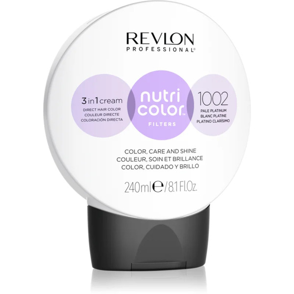  Revlon Professional Nutri Color Filters Metal-ice Nourishing Toning Mask For Professional Use 1002 240 Ml 