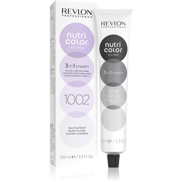  Revlon Professional Nutri Color Filters Metal-ice Nourishing Toning Mask For Professional Use 1002 100 Ml 