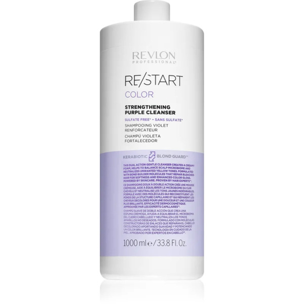  Revlon Professional Re/start Color Purple Shampoo For Blondes And Highlighted Hair Purple Cleanser 1000 Ml 