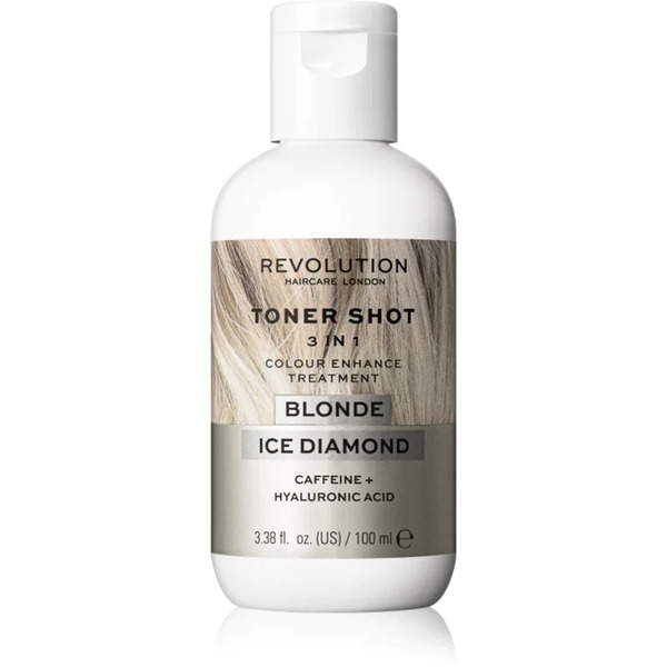 Revolution Haircare Toner Shot Blonde Ice Diamond Nourishing Toning Mask 3-in-1 Shade Ice Diamond 100 Ml 