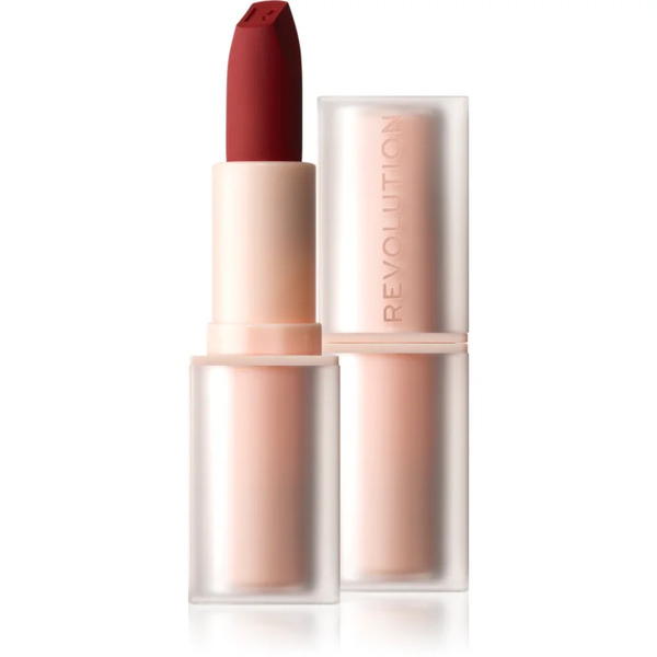  Revolution Lip Allure Soft Satin Lipstick Creamy Lipstick With Satin Finish Shade Ceo Brick Red 3.2 G 