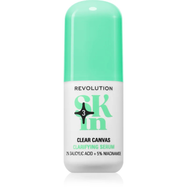  Revolution Skincare Clearly Clarify 5% Niacinamide & 2% Salicylic Clarifying Serum Smoothing Exfoliating Serum With Niacinamide 30 Ml 