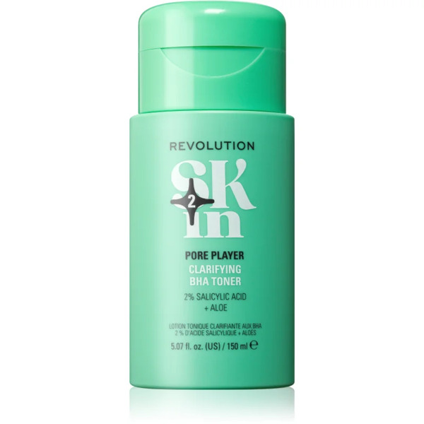  Revolution Skincare Clearly Clarify 2% Salicylic Acid &aloe Clarifying Bha Toner Sebum-regulating And Pore-minimising Tonic 150 Ml 