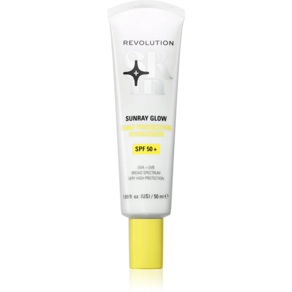  Revolution Skincare Sunray Glow Daily Protection Facial Sunscreen With A Brightening Effect Spf 50+ 50 Ml 