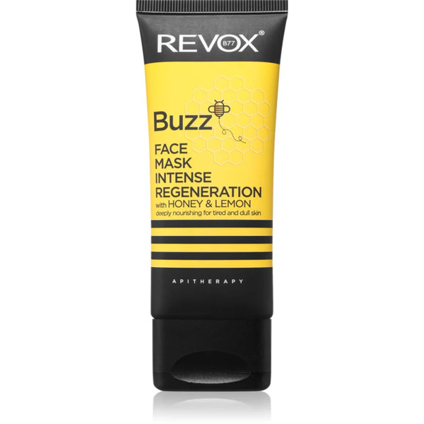  Revox B77 Buzz Face Mask Intense Regeneration Regenerating Mask With Nourishing Effect Lemon & Honey 65 Ml 