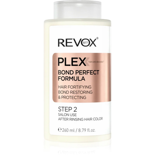  Revox B77 Plex Bond Perfect Formula. Step 2 Strengthening Care After Chemical Treatment Of Hair 260 Ml 