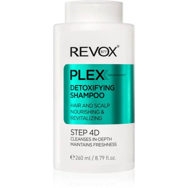  Revox B77 Plex Detoxifying Shampoo. Step 4d Cleansing Detoxifying Shampoo 260 Ml 
