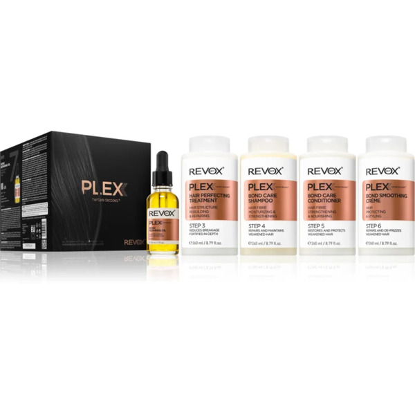  Revox B77 Plex Hair Rebuilding System Set For Salon & Home Set For Damaged And Colour-treated Hair 1 Pc 