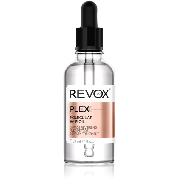  Revox B77 Plex Molecular Hair Oil Oil To Strengthen Damaged Hair 30 Ml 