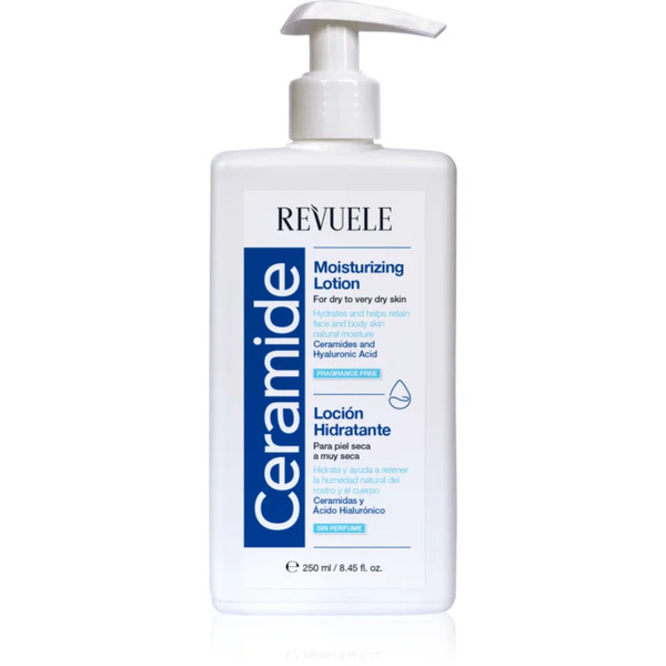  Revuele Ceramide Moisturizing Lotion Moisturising Face And Body Lotion For Dry To Very Dry Skin 250 Ml 