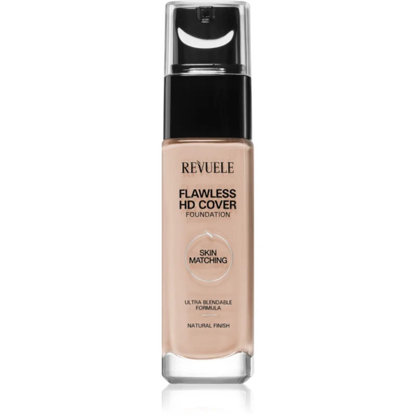  Revuele Flawless Hd Cover Foundation Lightweight Foundation For The Perfect Look Shade 01 Ivory 33 Ml 