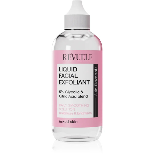  Revuele Liquid Facial Exfoliant 5% Glycolic + Citric Acid Blend Exfoliating Peeling Serum For Combination Skin 125 Ml 