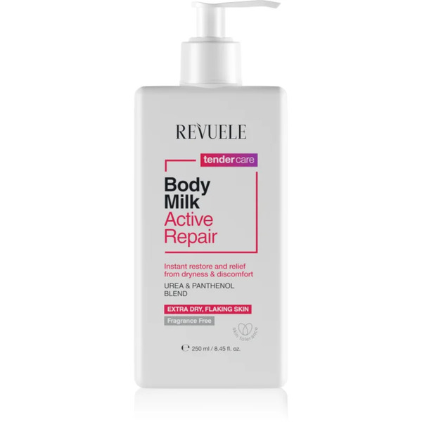  Revuele Tender Care Body Milk Active Repair Gentle Moisturising Body Lotion For Dry To Very Dry Skin 250 Ml 