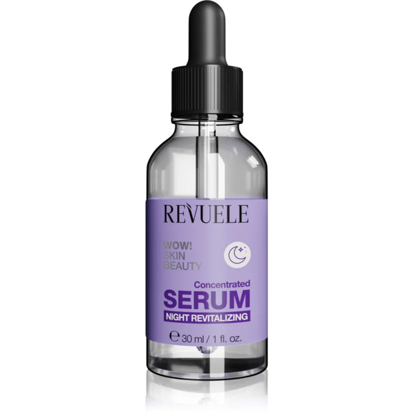  Revuele Wow! Skin Beauty Concentrated Serum Night Revitalizing Anti-wrinkle Night Serum With Moisturising Effect 30 Ml 
