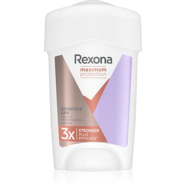  Rexona Maximum Protection Sensitive Dry Cream Antiperspirant To Treat Excessive Sweating Sensitive Dry 45 Ml 