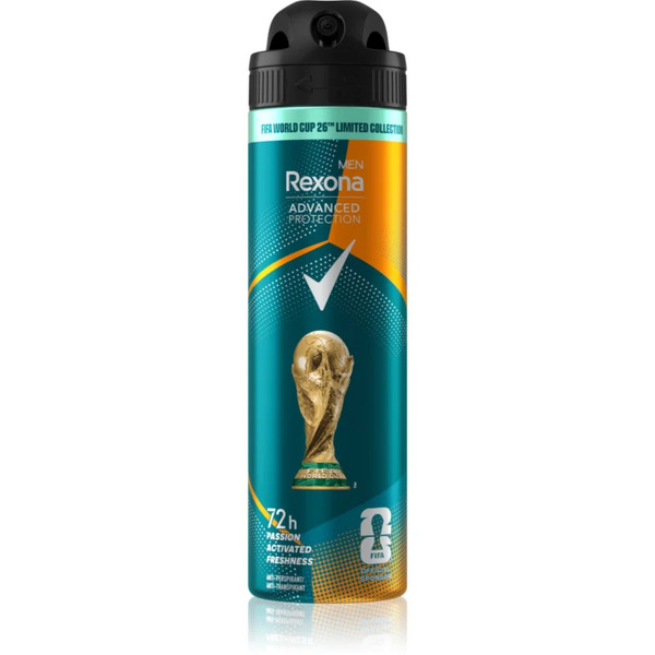  Rexona Men Advanced Protection Fifa Antiperspirant Spray 150 Ml 