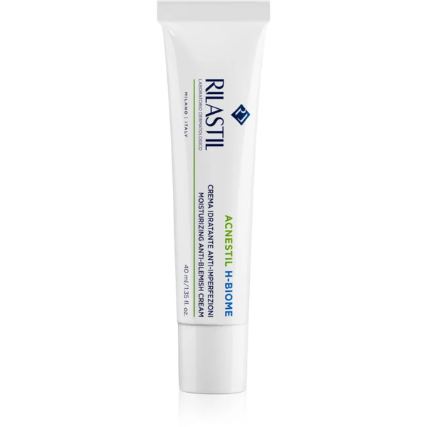  Rilastil Acnestil H-biome Moisturising Facial Cream For Skin Left Dry And Irritated By Medicinal Acne Treatment 40 Ml 