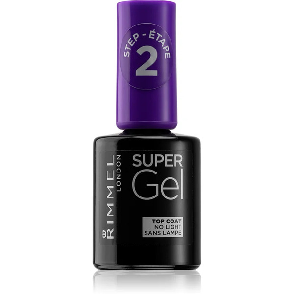  Rimmel Super Gel Step 2 Protective Glossy Top Coat 12 Ml 