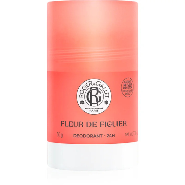 Roger & Gallet Fleur De Figuier Aluminium-free Deodorant Stick With 24-hour Protection For Women 50 G 