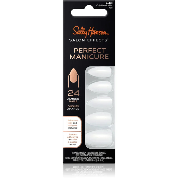  Sally Hansen Salon Effects False Nails Al261 Only Have Ice For You 24 Pc 