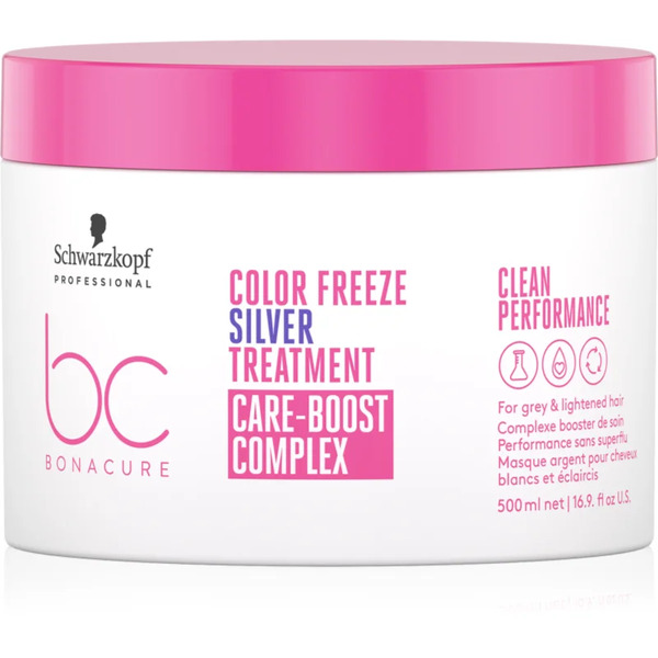  Schwarzkopf Professional Bc Bonacure Color Freeze Silver Nourishing Mask For Blondes And Highlighted Hair 500 Ml 