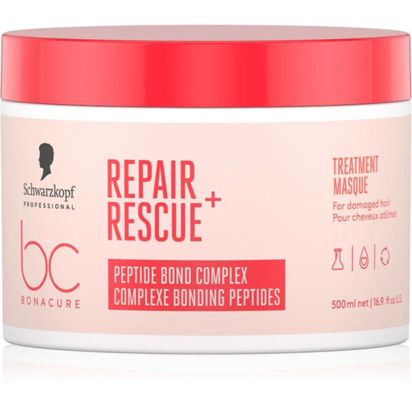  Schwarzkopf Professional Bc Bonacure Repair Rescue+ Intensive Nourishing Mask For Damaged Hair 500 Ml 