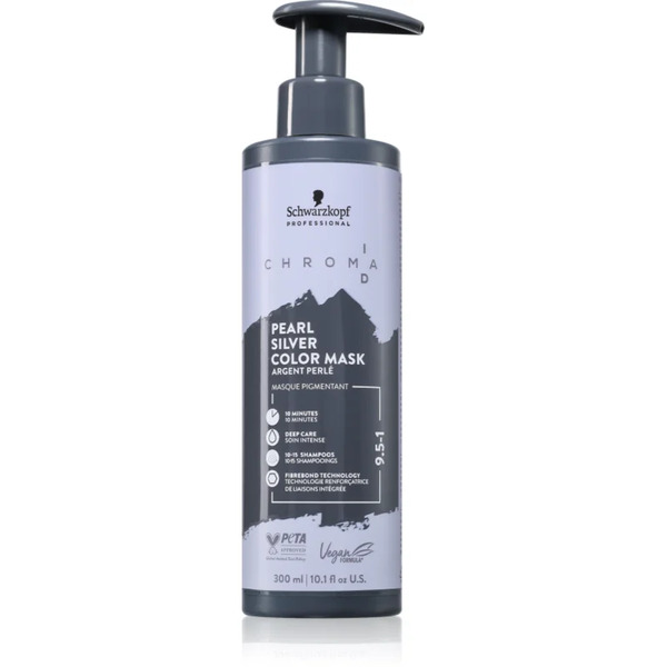  Schwarzkopf Professional Chroma Id Color Mask Intense Bonding Colour Mask For Hair Shade 9.5-1 Pearl Silver 300 Ml 