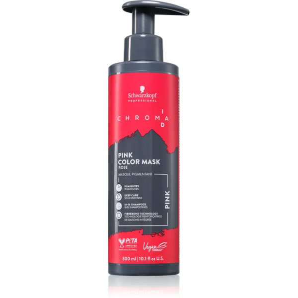  Schwarzkopf Professional Chroma Id Color Mask Intense Bonding Colour Mask For Hair Shade Pink 300 Ml 
