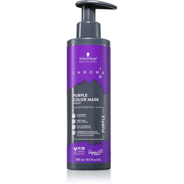  Schwarzkopf Professional Chroma Id Color Mask Intense Bonding Colour Mask For Hair Shade Purple 300 Ml 