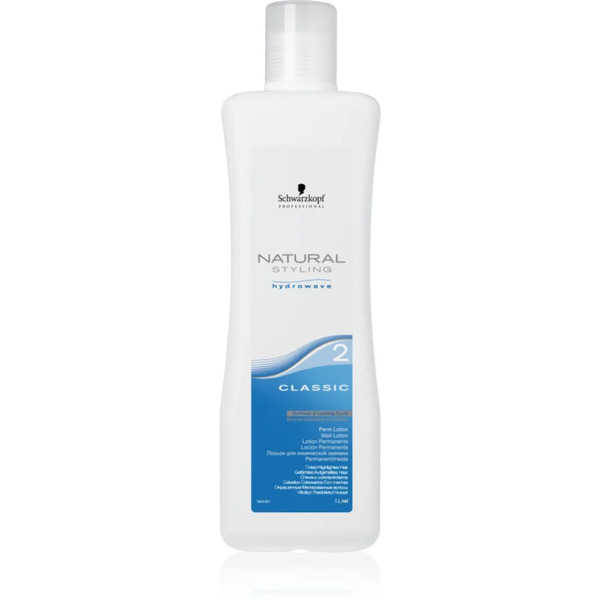  Schwarzkopf Professional Natural Styling Hydrowave Permanent Wave For Colour-treated Or Highlighted Hair 2 Classic 1000 Ml 