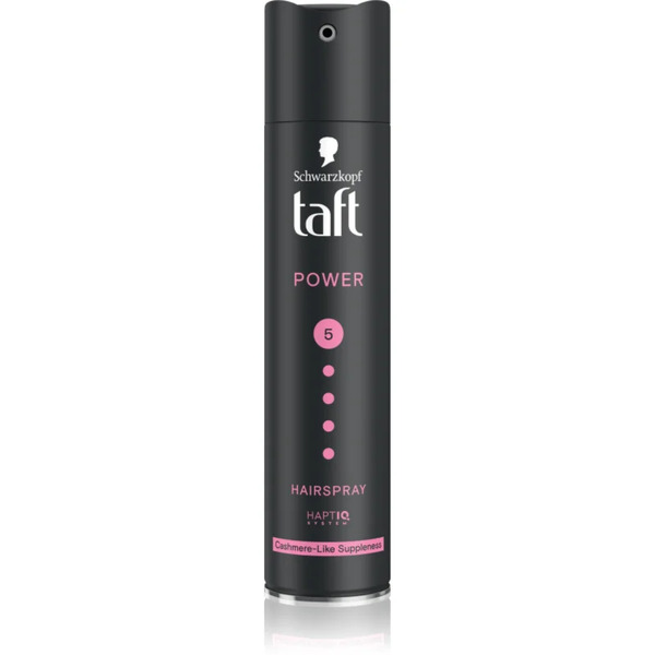  Schwarzkopf Taft Power Cashmere Extra Strong Hold Hairspray For Dry And Damaged Hair Cashmere 250 Ml 