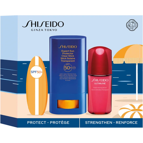  Shiseido Expert Sun Protector Clear Stick Spf 50+ Gift Set For Women 