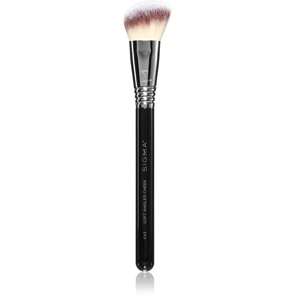  Sigma Beauty Face F43 Soft Angled Cheek Angled Blusher Brush 1 Pc 