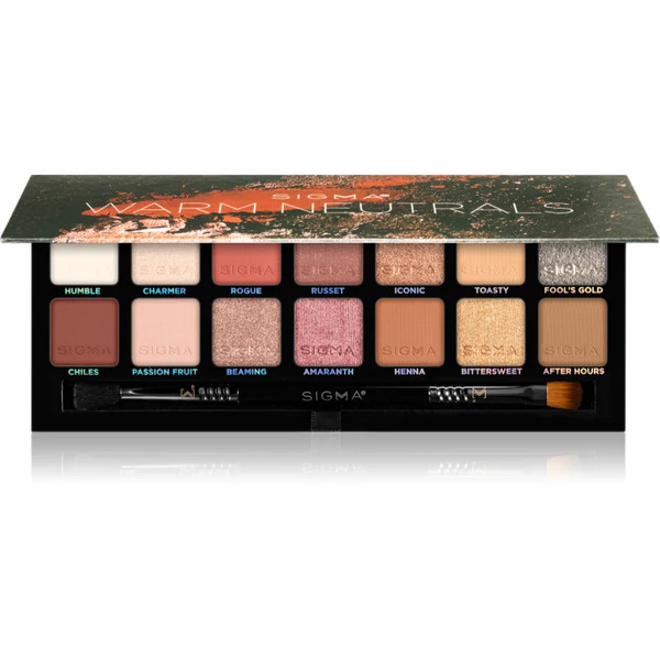  Sigma Beauty Warm Neutrals Eyeshadow Palette Eyeshadow Palette 25.5 G 