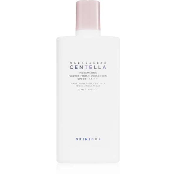  Skin1004 Madagascar Centella Poremizing Velvet Finish Sunscreen Facial Sunscreen For Oily Skin Spf 50+ 50 Ml 