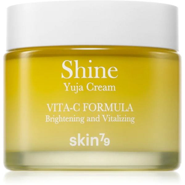  Skin79 Shine Yuja Cream Vita-c Formula Hydrating And Illuminating Face Cream For Skin With Hyperpigmentation 70 Ml 
