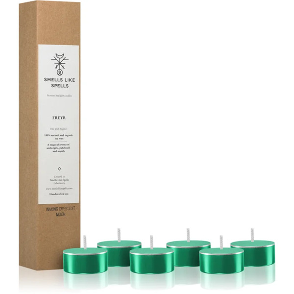  Smells Like Spells Norse Magic Freyr Tealight Candle (wealth/abundance) 6 Pc 