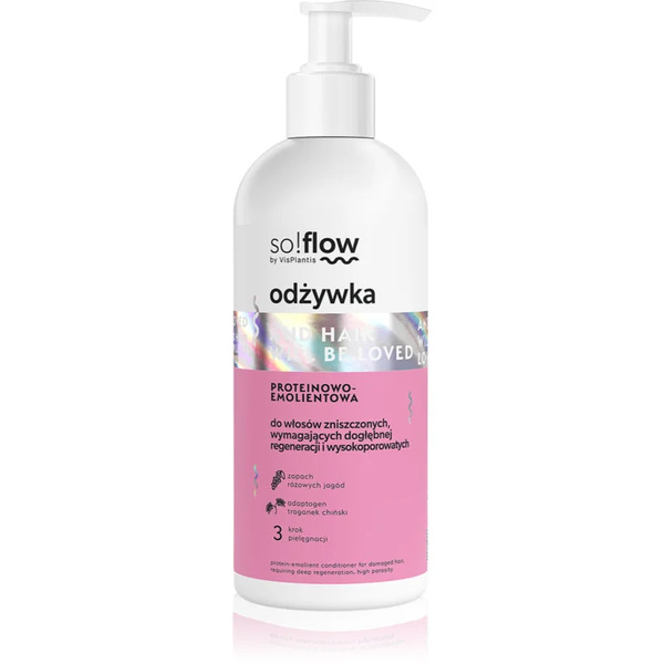 So!flow Damaged Hair Protein-emollient Conditioner Strengthening Conditioner For Damaged Hair 300 Ml 