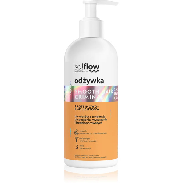  So!flow Frizzy And Dry Hair Protein-emollient Conditioner Smoothing Conditioner To Treat Frizz 300 Ml 