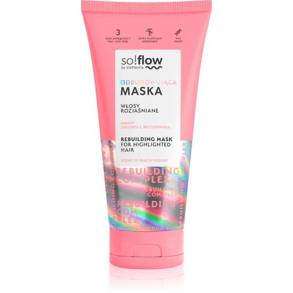  So!flow Rebuilding Com-plex Mask For Highlighted Hair Regenerating Hair Mask For Bleached Hair 200 Ml 